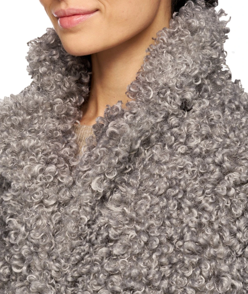 GEOX Γυναικείο Γούνινο Μακρύ Παλτό. 4