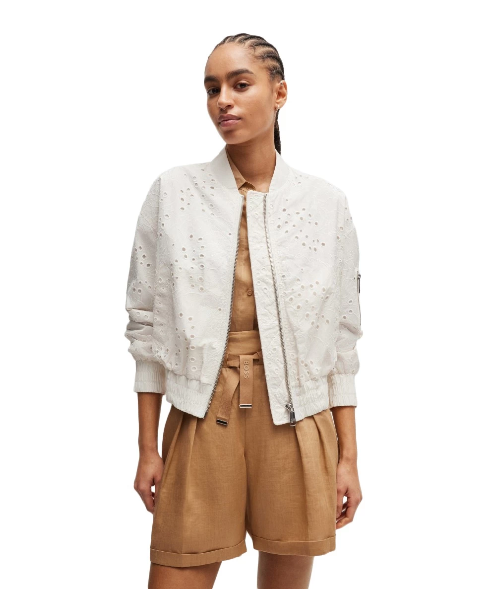 BOSS Γυναικείο μπουφάν κεντημένο bomber. 2