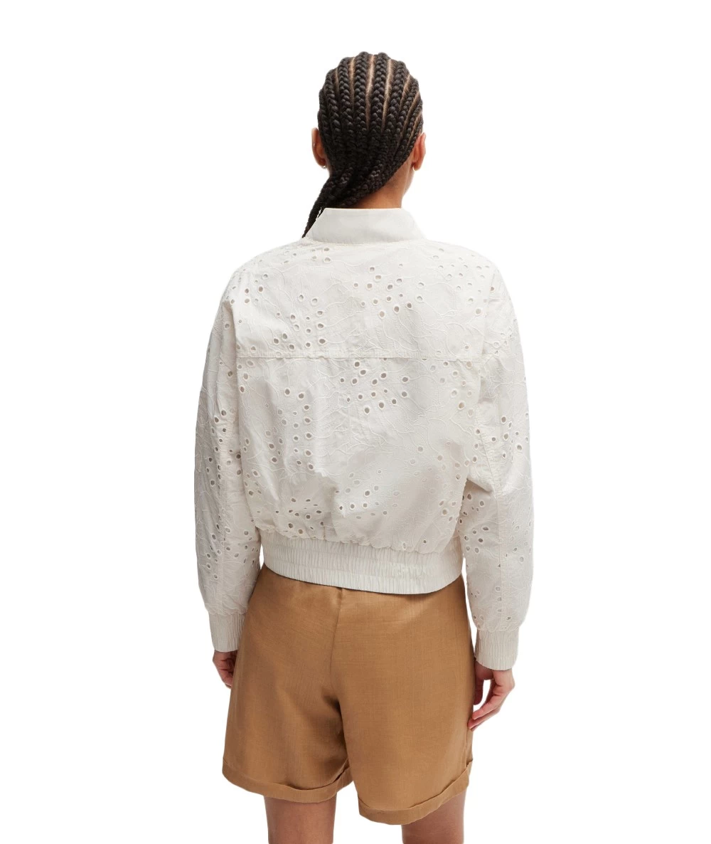 BOSS Γυναικείο μπουφάν κεντημένο bomber. 3