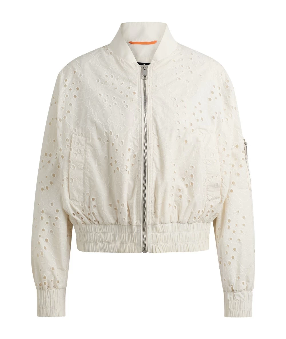 BOSS Γυναικείο μπουφάν κεντημένο bomber. 6