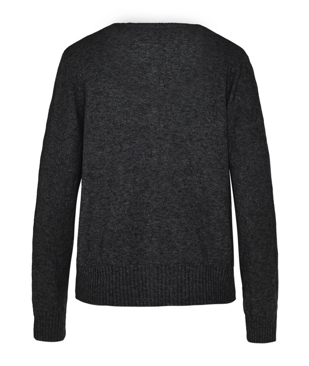 FOREL Women's Knitted Cardigan With Special Knitting. 2