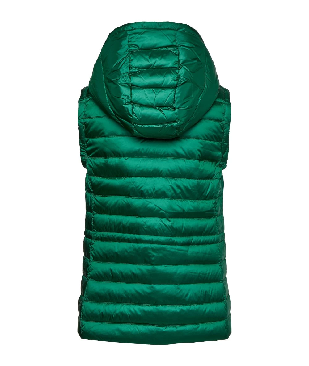 Tommy Hilfiger Κοντό Γυναικείο Αμάνικο Puffer Μπουφάν 5