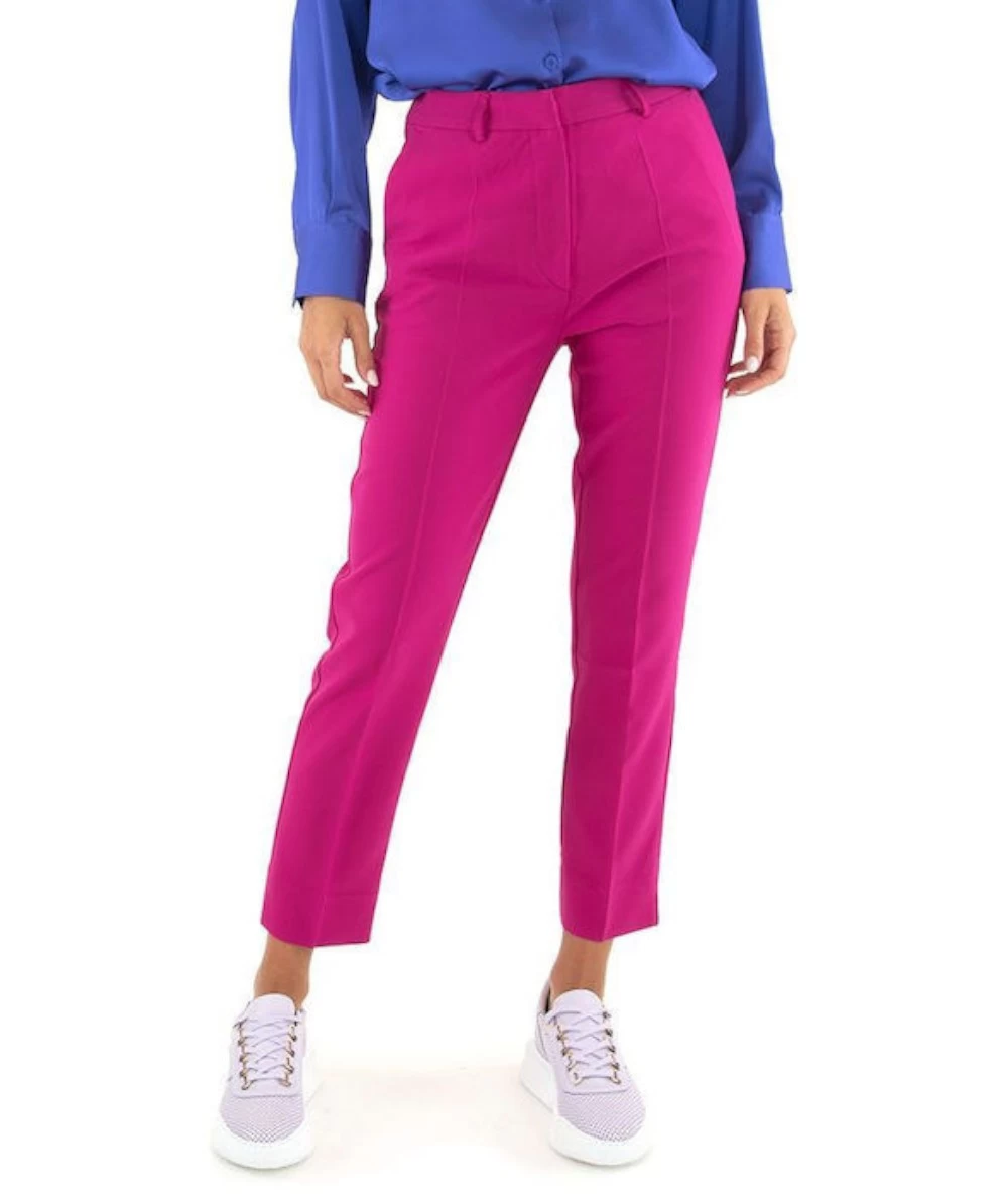 MY T Γυναικείο Υφασμάτινο Capri Παντελόνι 1