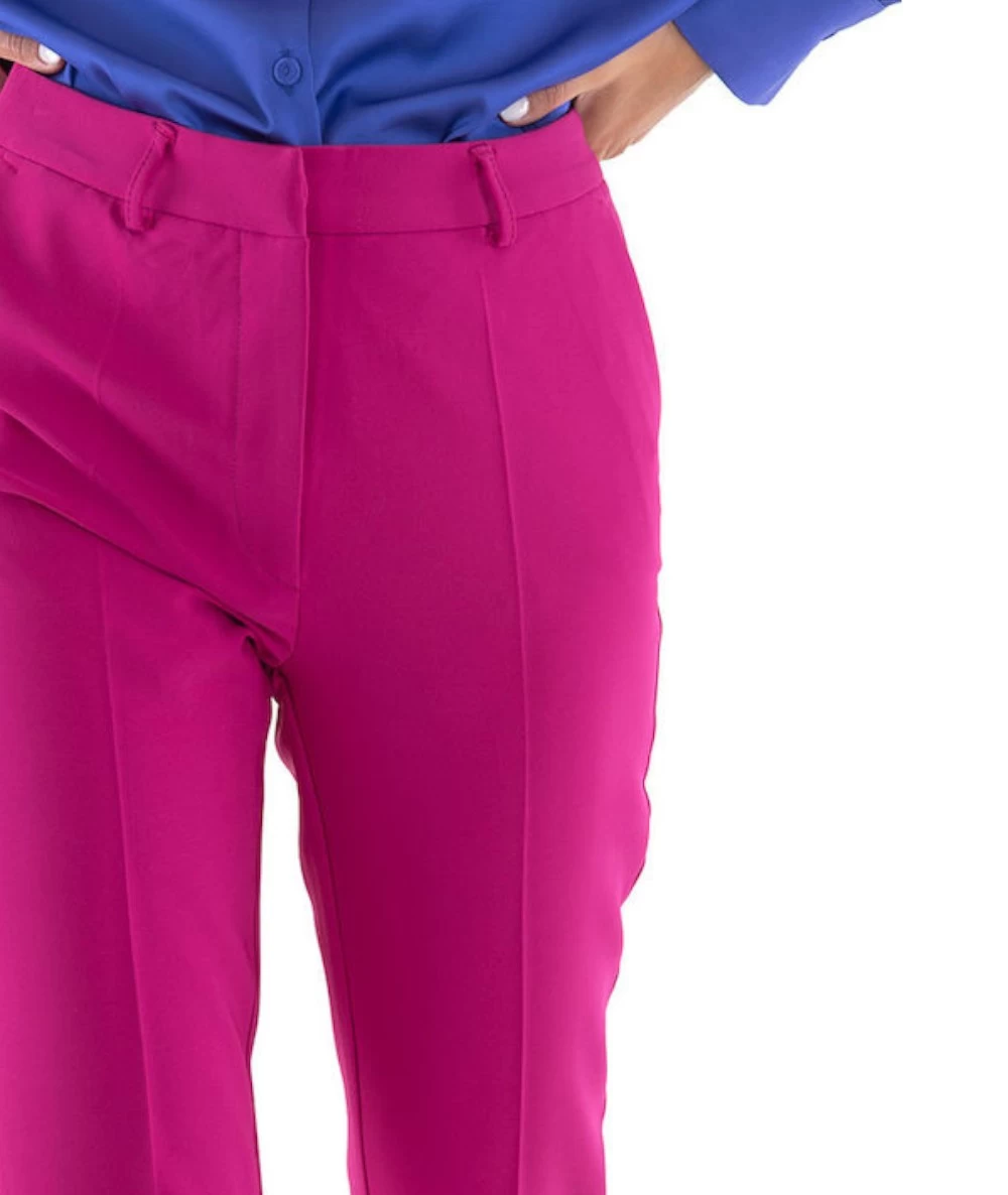 MY T Γυναικείο Υφασμάτινο Capri Παντελόνι 2