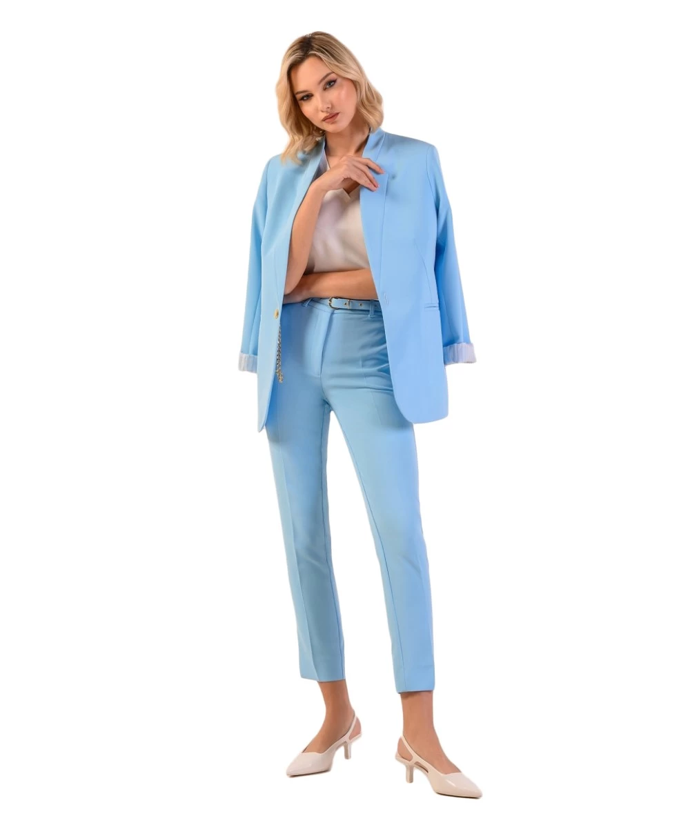 DERPOULI Women's Blazer Suit. 3