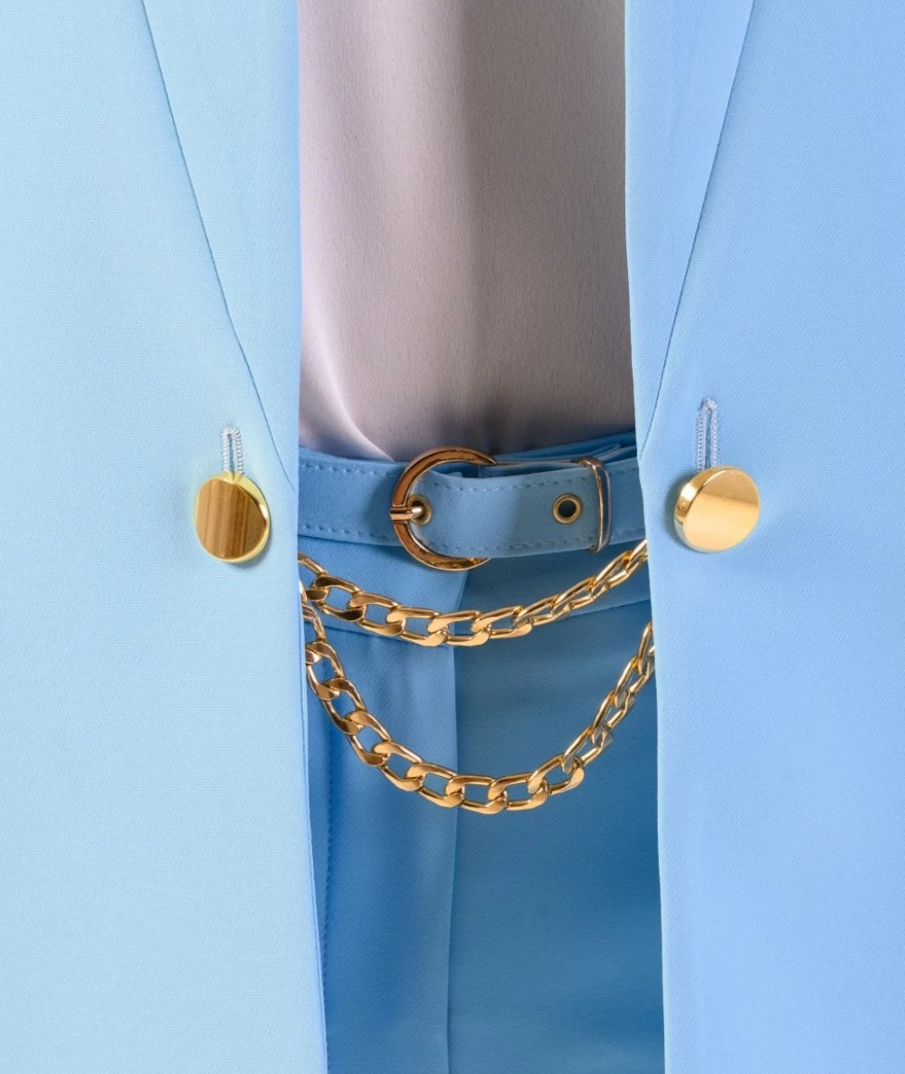 DERPOULI Women's Blazer Suit. 6