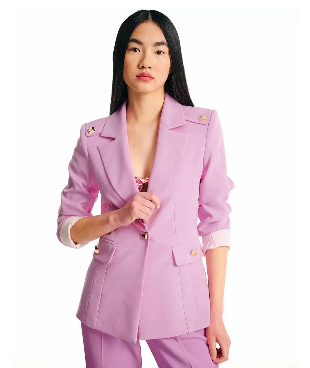 FOREL Γυναικείο Κουστούμι Με Διακοσμητικά Χρυσά Κουμπιά 3