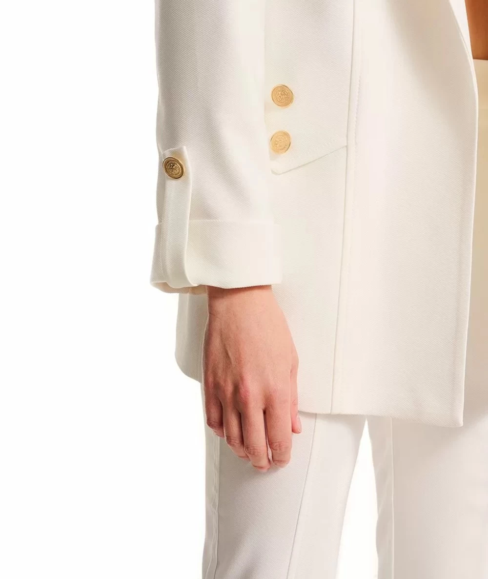 FOREL Women's Blazer Suit with gold buttons. 5