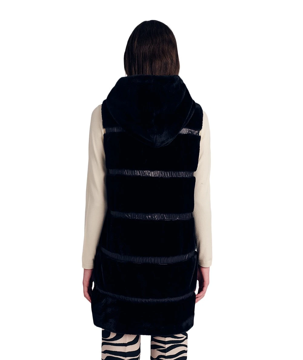 FOREL Γυναικείο Αμάνικο Μπουφάν Με Γούνα. 2