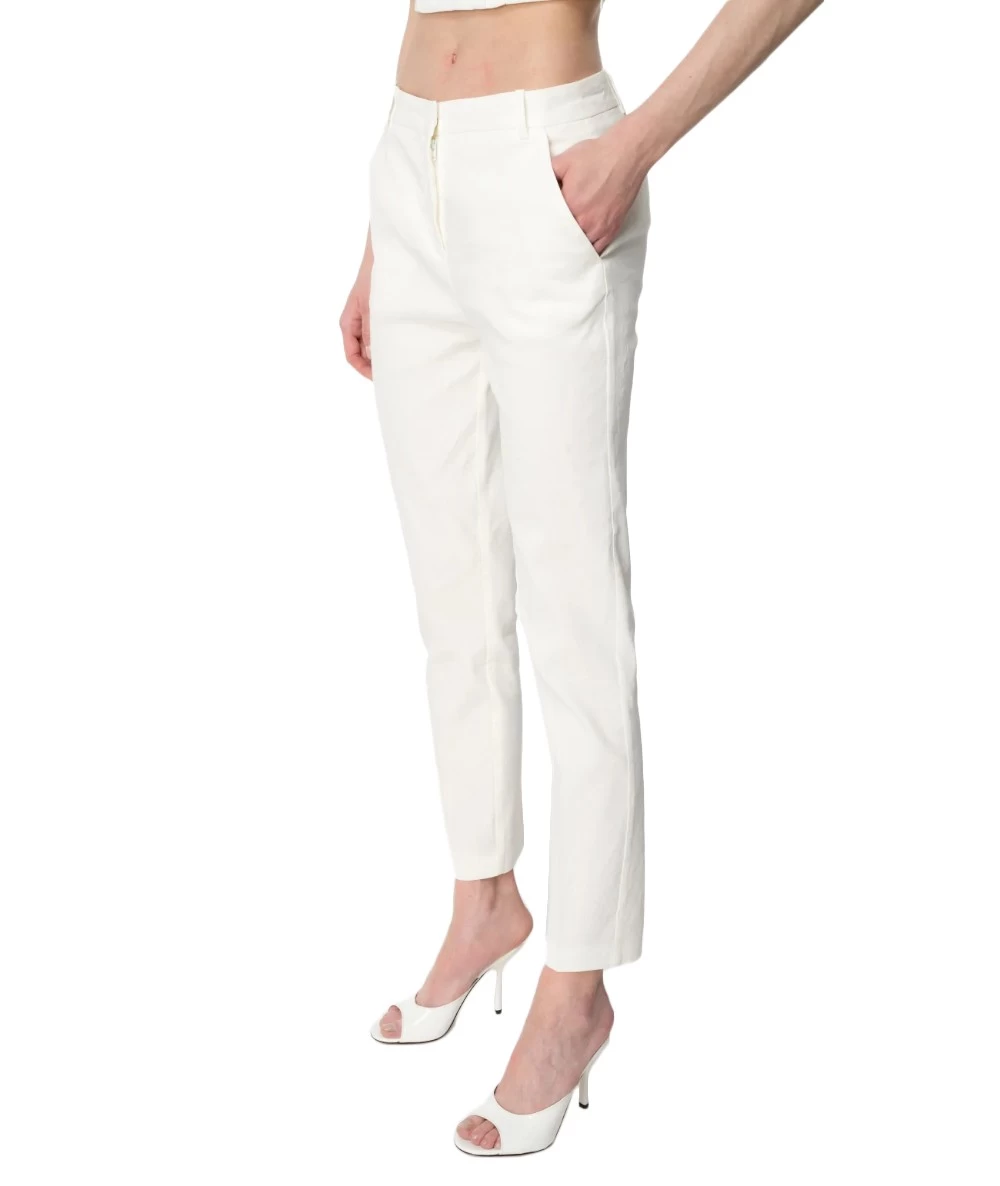 PINKO Women's Long Sleeve Blazer Suit made of linen fabric. 5