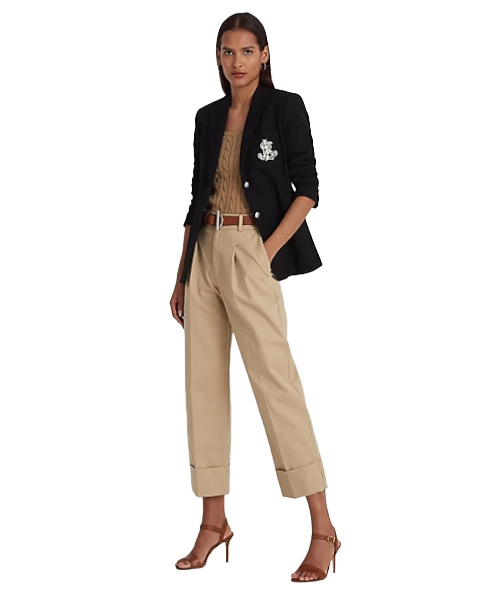 Ralph Lauren Γυναικείο Βαμβακερό Ζακάρ Blazer 4