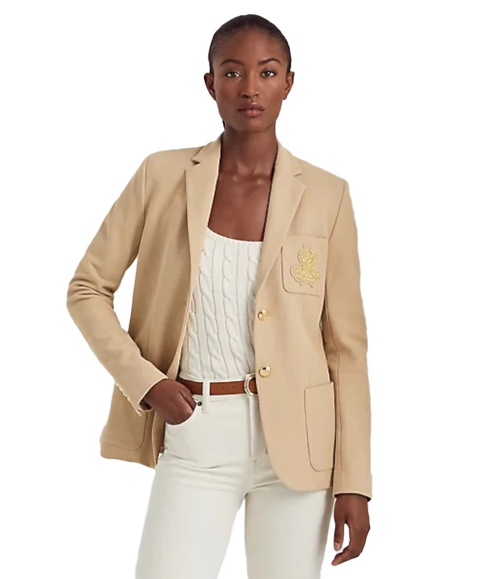 Ralph Lauren Γυναικείο Βαμβακερό Ζακάρ Blazer 1