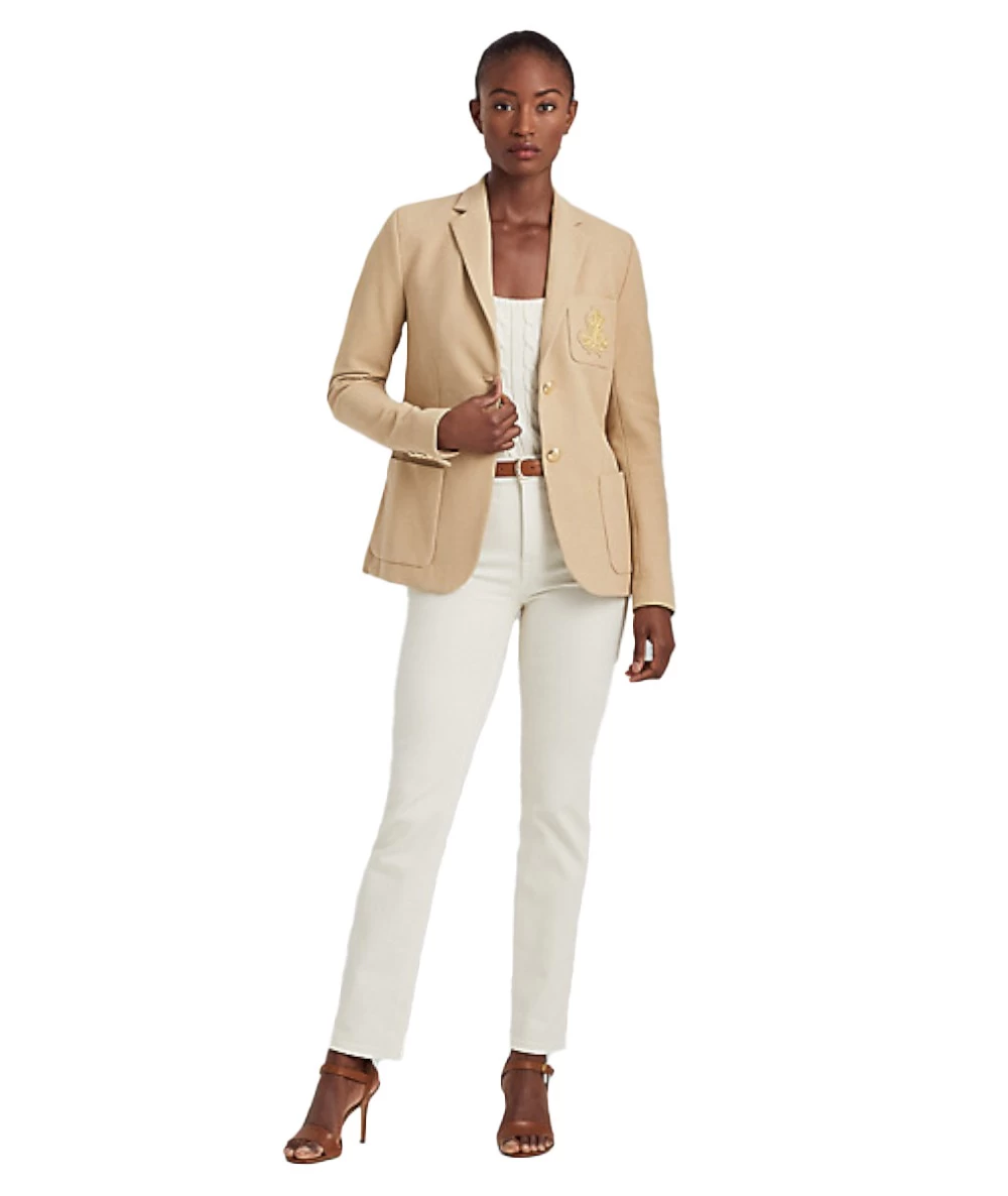 Ralph Lauren Γυναικείο Βαμβακερό Ζακάρ Blazer 4