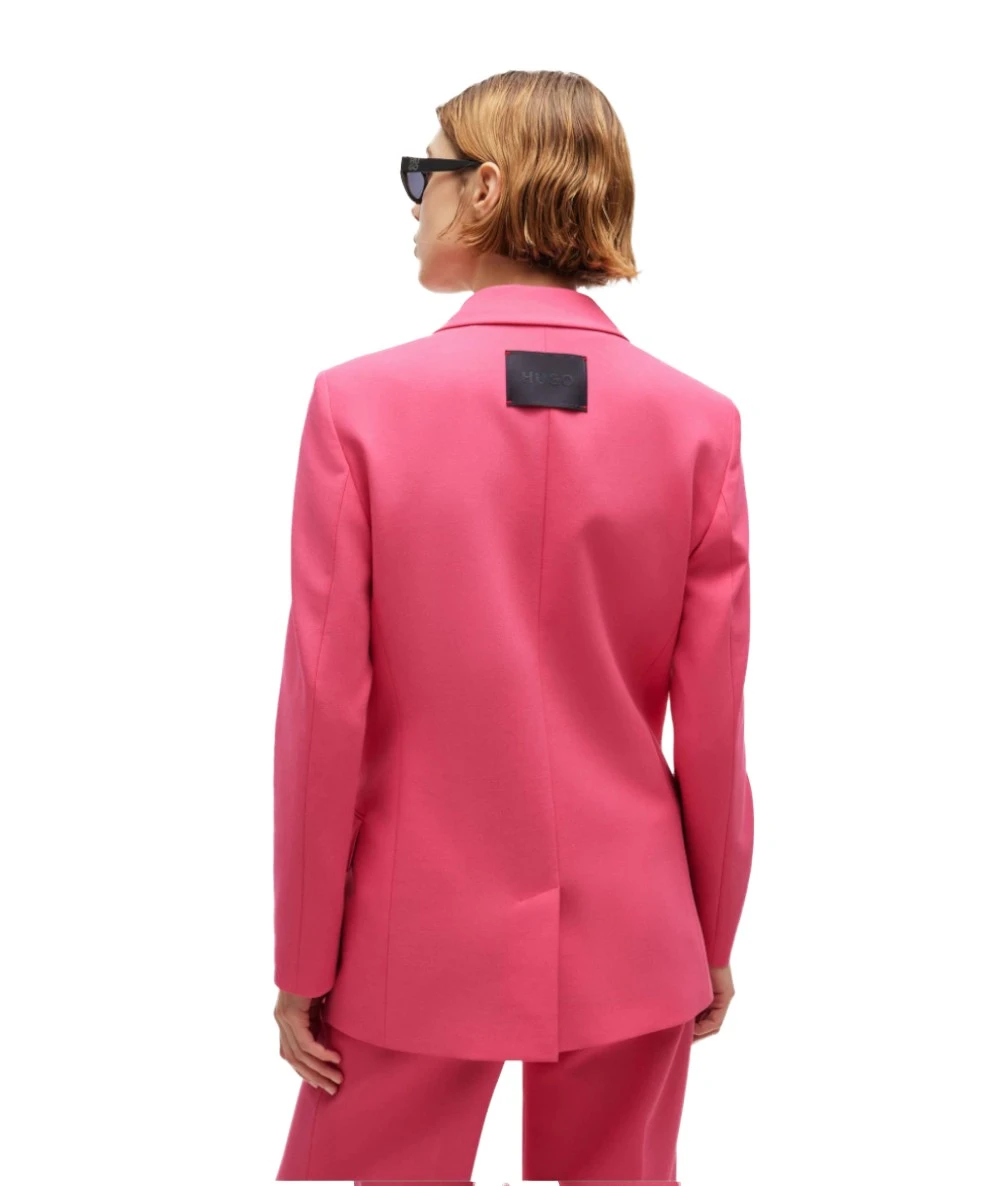 HUGO Avani-2 Relaxed-fit jacket with double-breasted closure 2