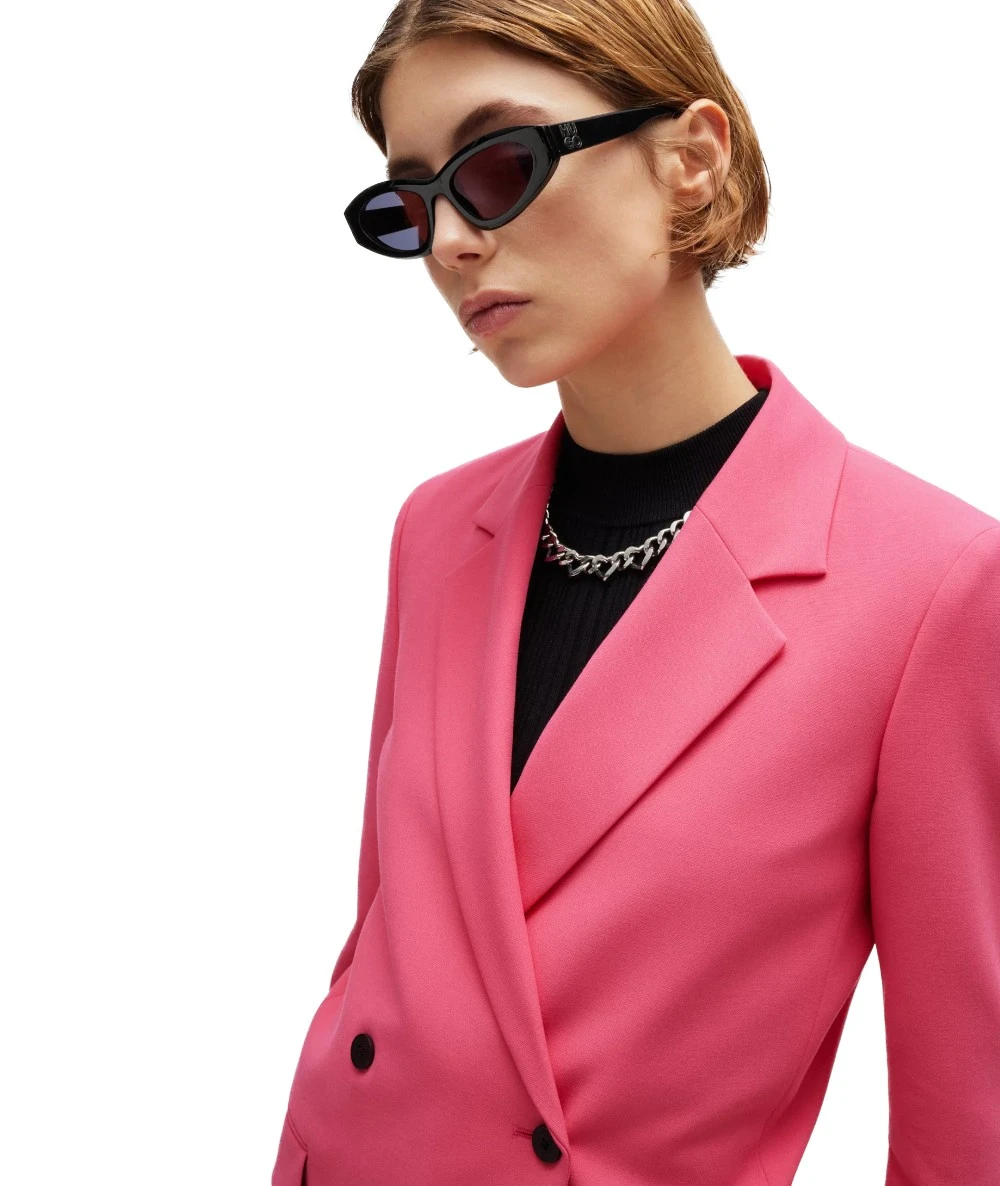 HUGO Avani-2 Relaxed-fit jacket with double-breasted closure 3