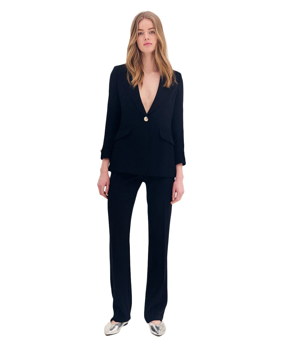 FOREL Women's Padded Mid-Length Suit with Straight-Length Pants. 7