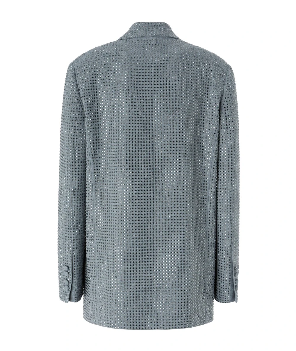 Pinko Γυναικείο Oversize Σταυρωτό Σακάκι Με Στρας. 6