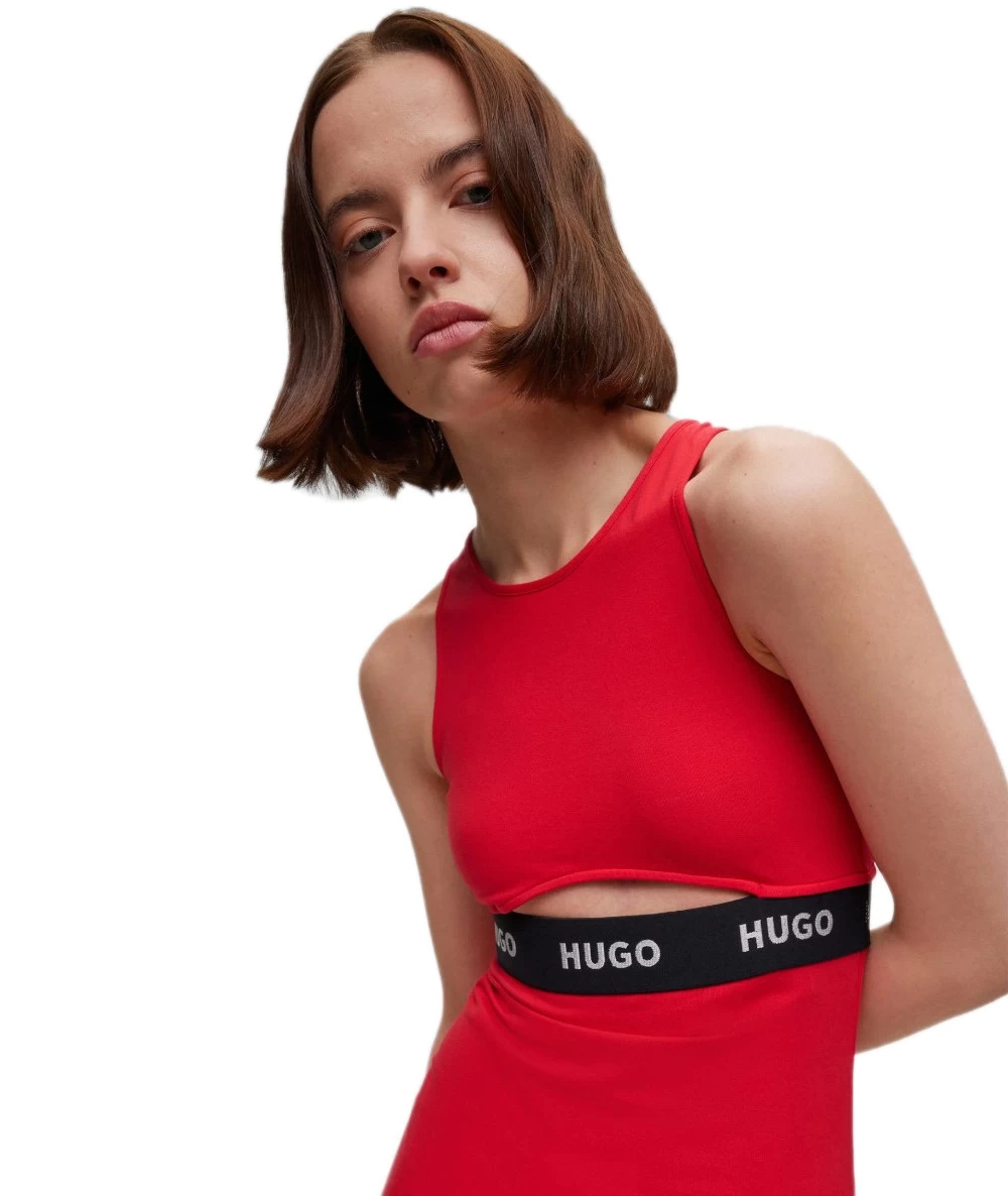 Hugo Γυναικείο Mini Φόρεμα 4