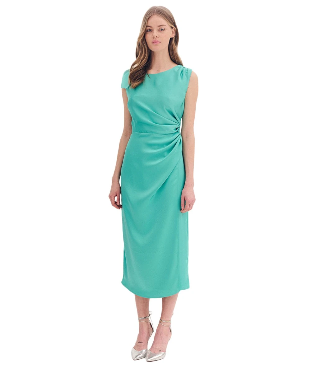 FOREL Women's Midi Tight Satin Dress. 3