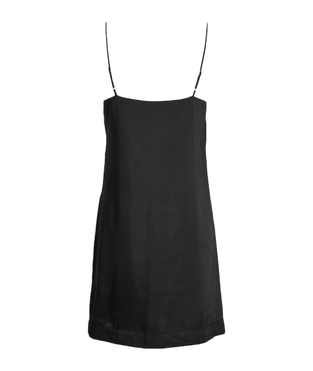 Calvin Klein Monogram Satin Slip Dress 6