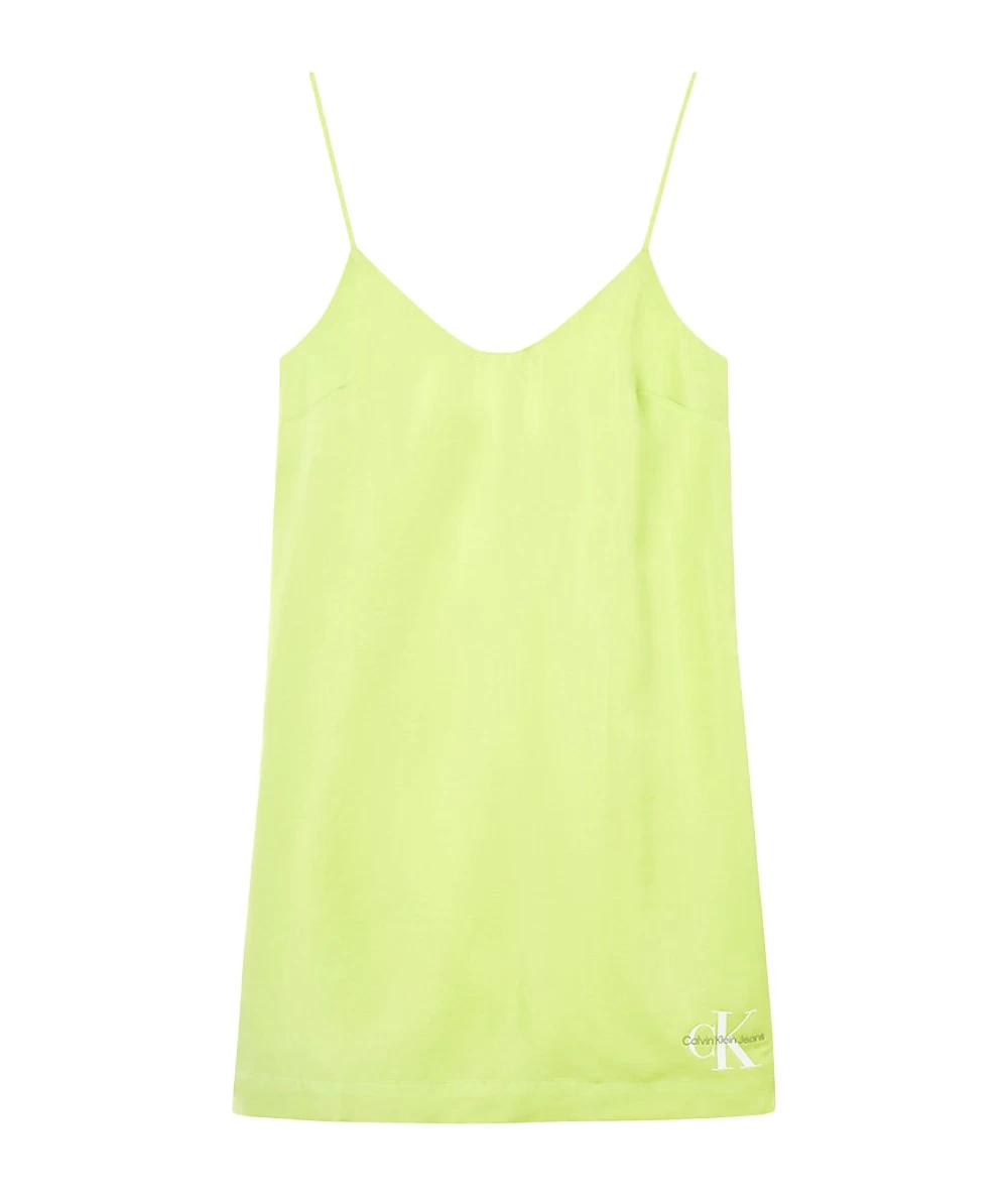 Calvin Klein Monogram Satin Slip Dress 5