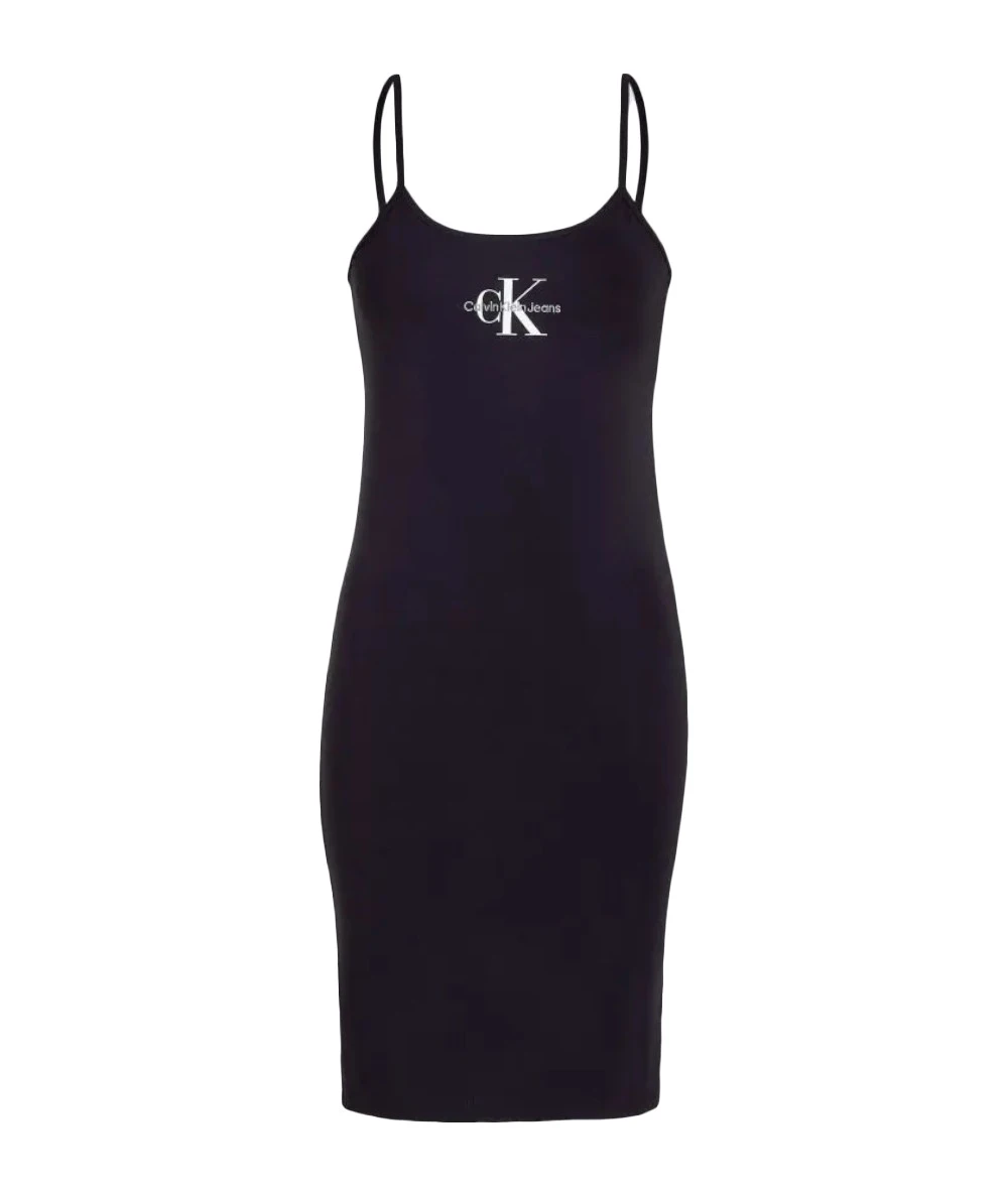 Calvin Klein Womens Slim Dress With Monogram. 5