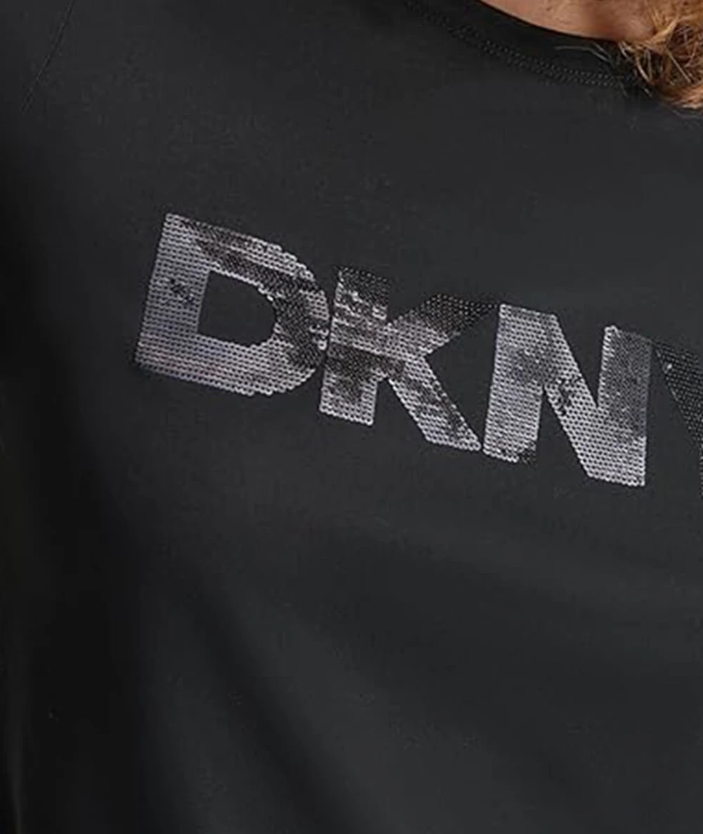 DKNY Γυναικείο Κοντομάνικο Με Λογότυπο Στο Μπροστινό Μέρος 4