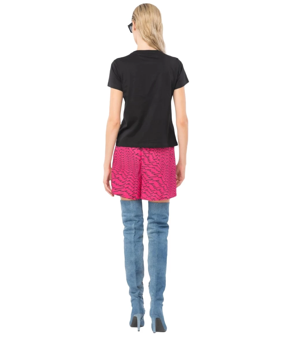 Pinko Γυναικείο T-shirt με κέντημα Love Birds 3