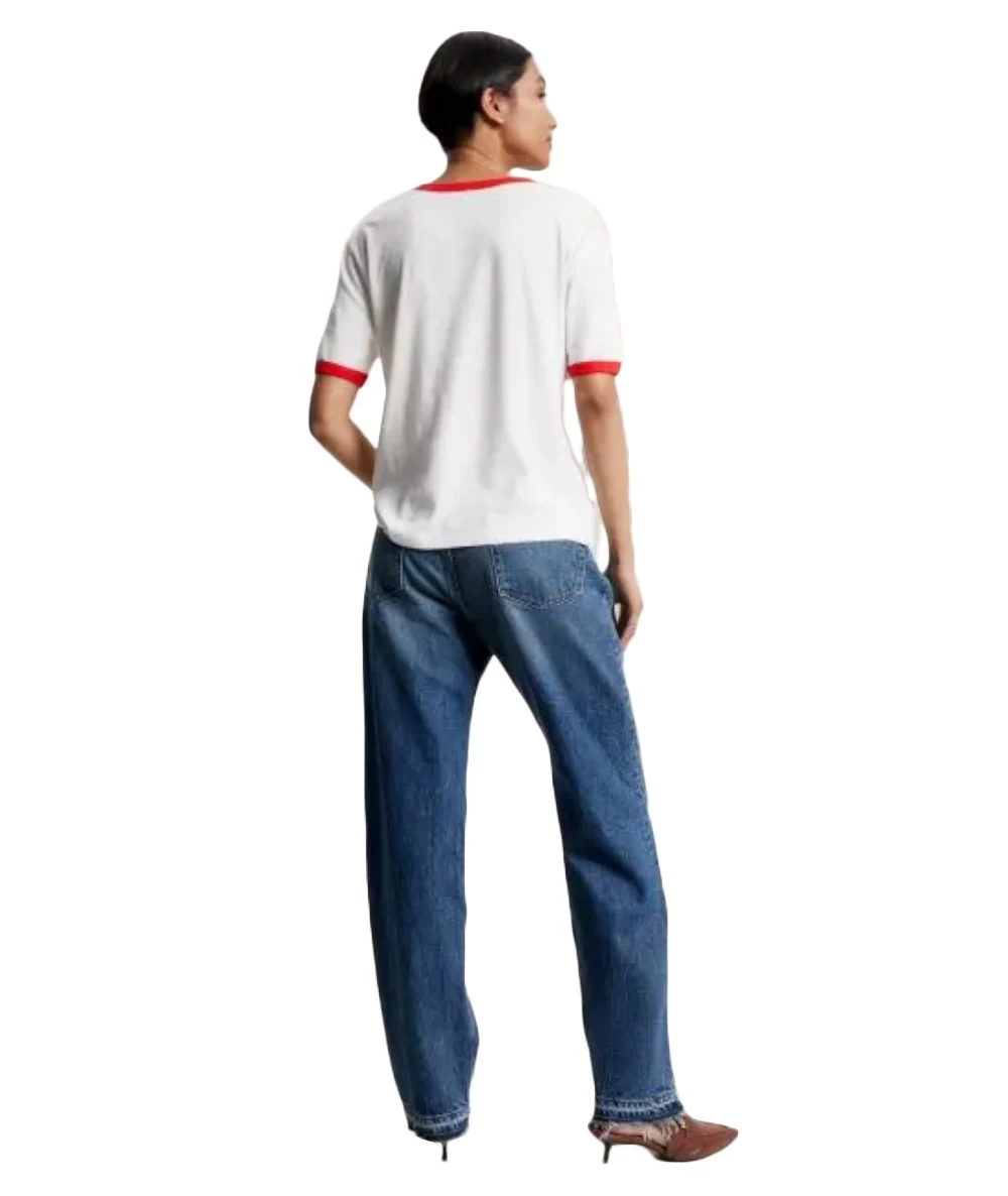 Tommy Hilfiger Γυναικείο κολεγιακό T-shirt με στάμπα 3