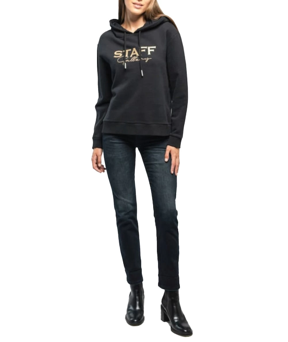 STAFF Γυναικείο φούτερ με κουκούλα. 4