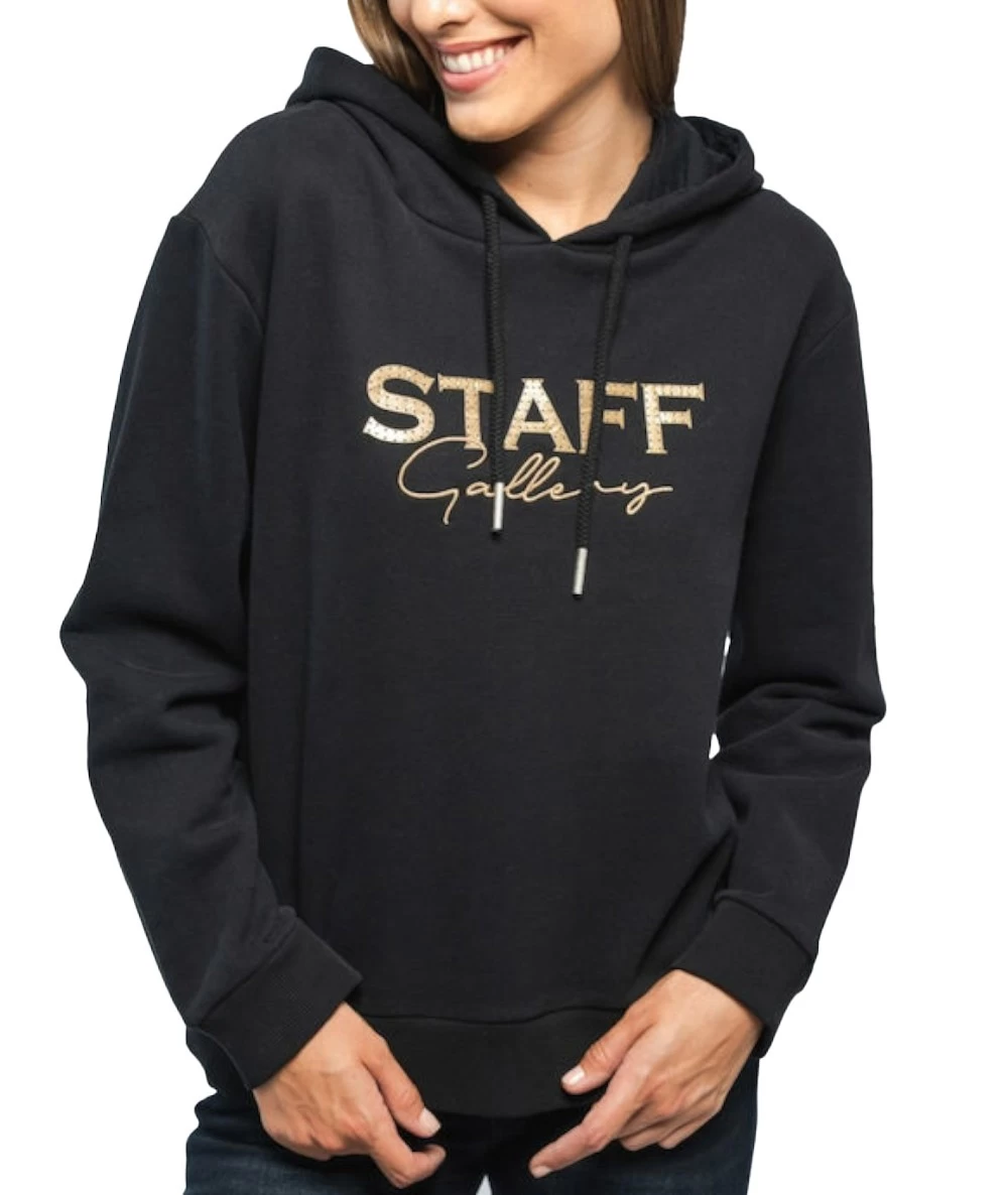 STAFF Γυναικείο φούτερ με κουκούλα. 6