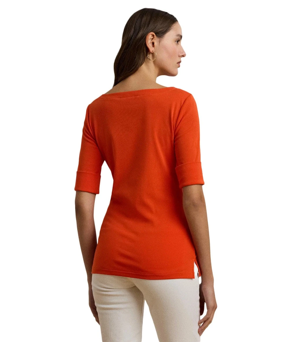 Ralph Lauren Women's 3/4 Sleeve Cotton Blouse 2