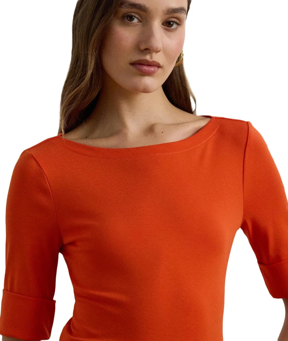 Ralph Lauren Women's 3/4 Sleeve Cotton Blouse 3