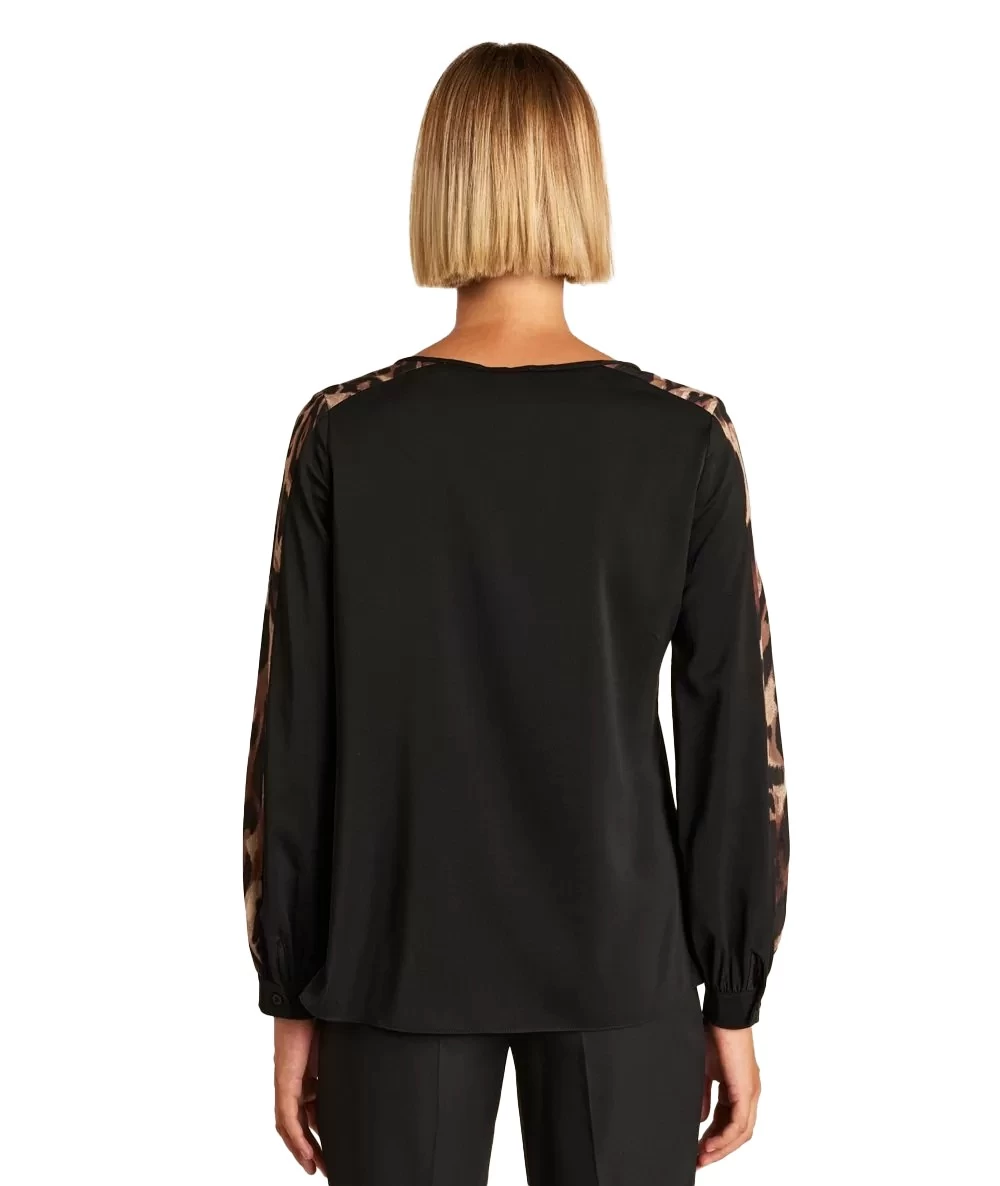 FOREL Γυναικεία Μπλούζα με λεπτομέρειες animal print 4