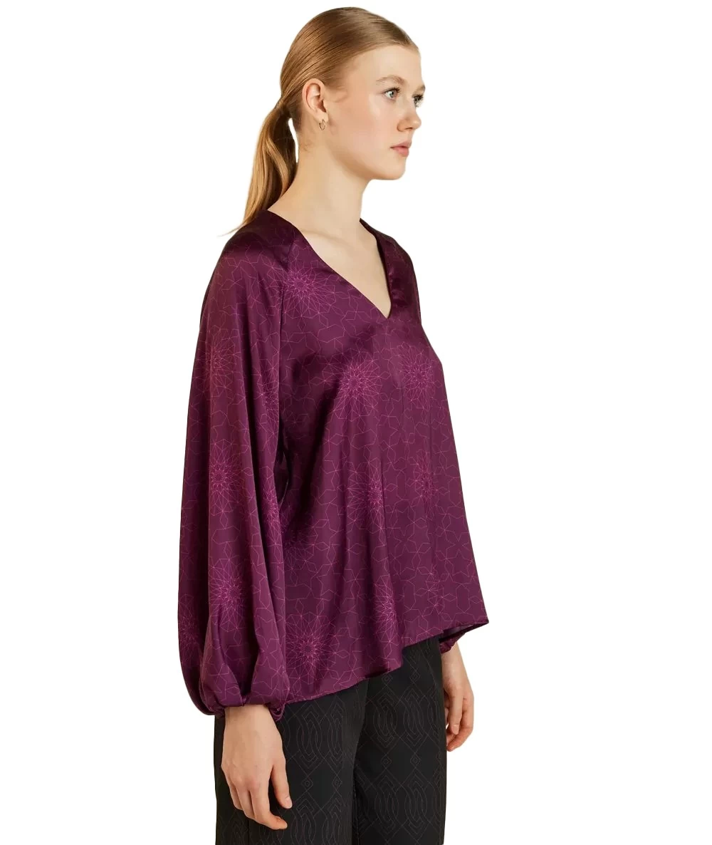 FOREL Γυναικεία Μπλούζα με γεωμετρικά σχέδια 2