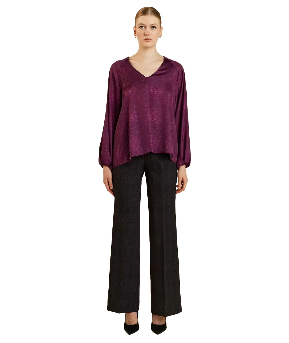 FOREL Γυναικεία Μπλούζα με γεωμετρικά σχέδια 4