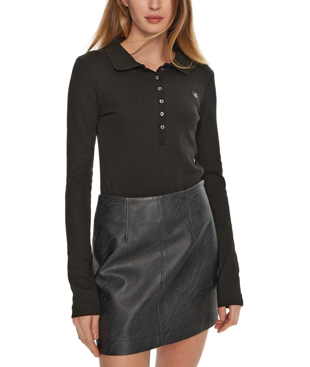 CALVIN KLEIN Women's Polo Bodysuit 1