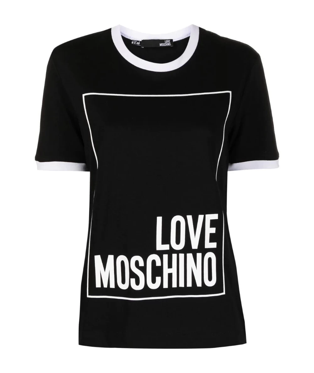 Love Moschino Women T-shirt with logo. 4