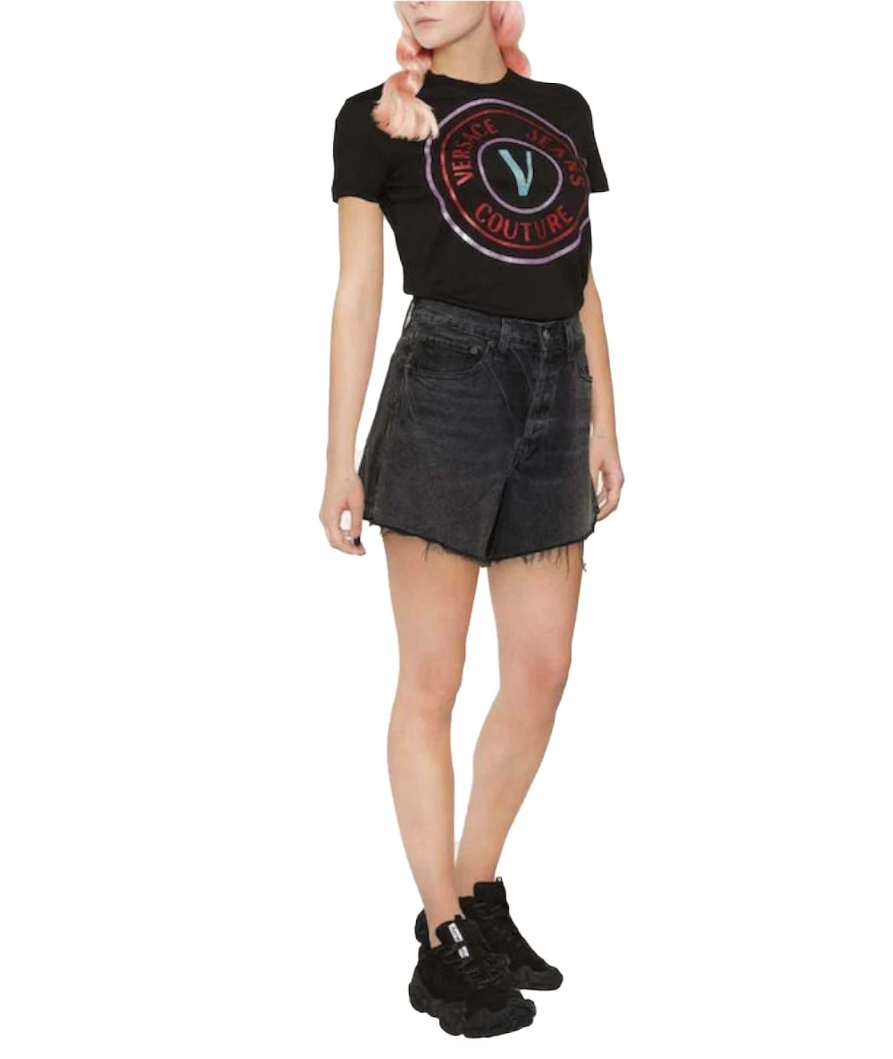 Versace Γυναικείο T-shirt με Στάμπα του μπραντ. 2