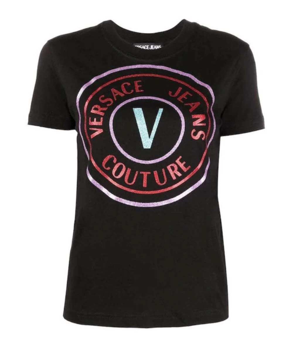 Versace Γυναικείο T-shirt με Στάμπα του μπραντ. 4