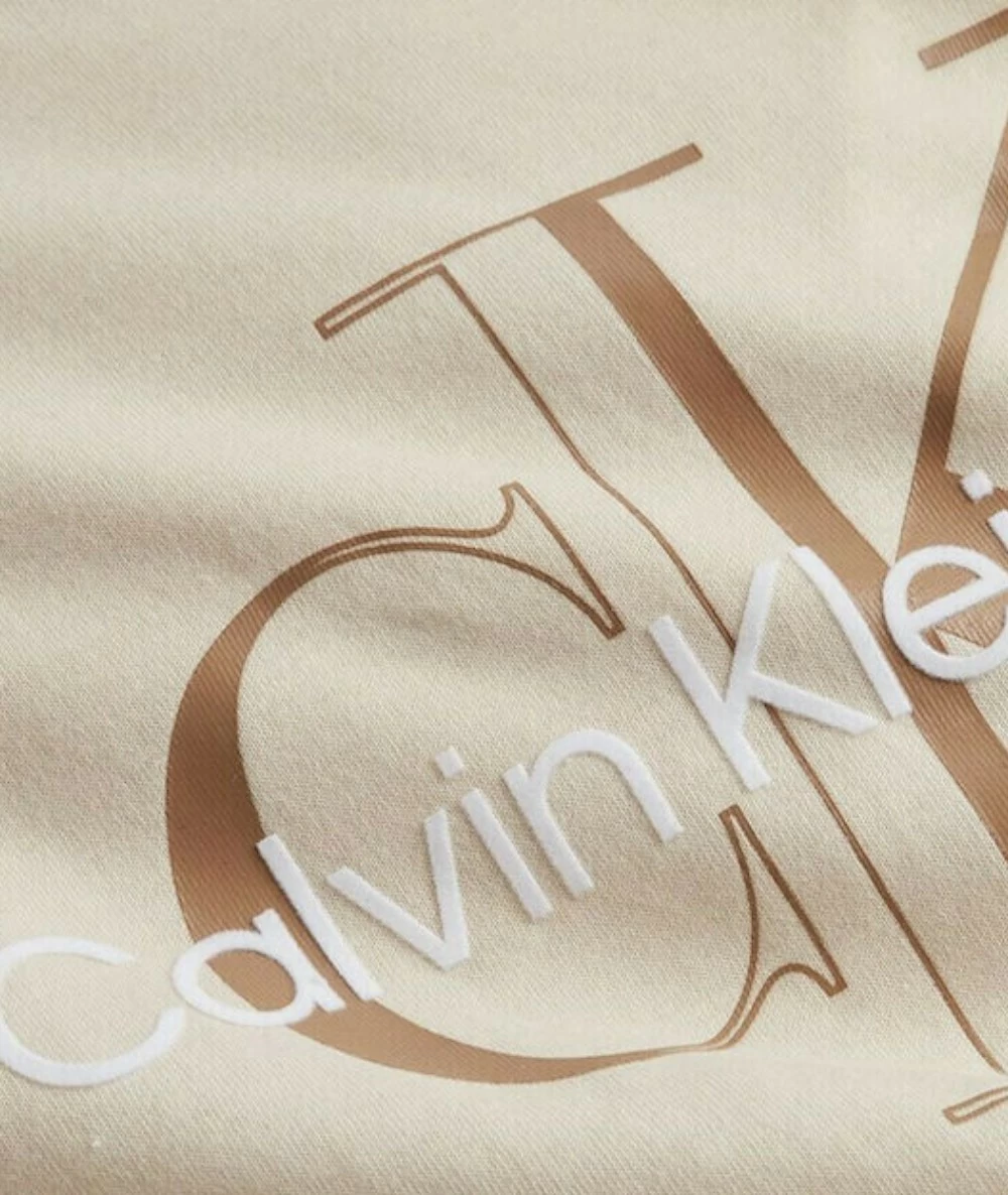 Calvin Klein Glossy Γυναικείο T-shirt με Στάμπα. 3