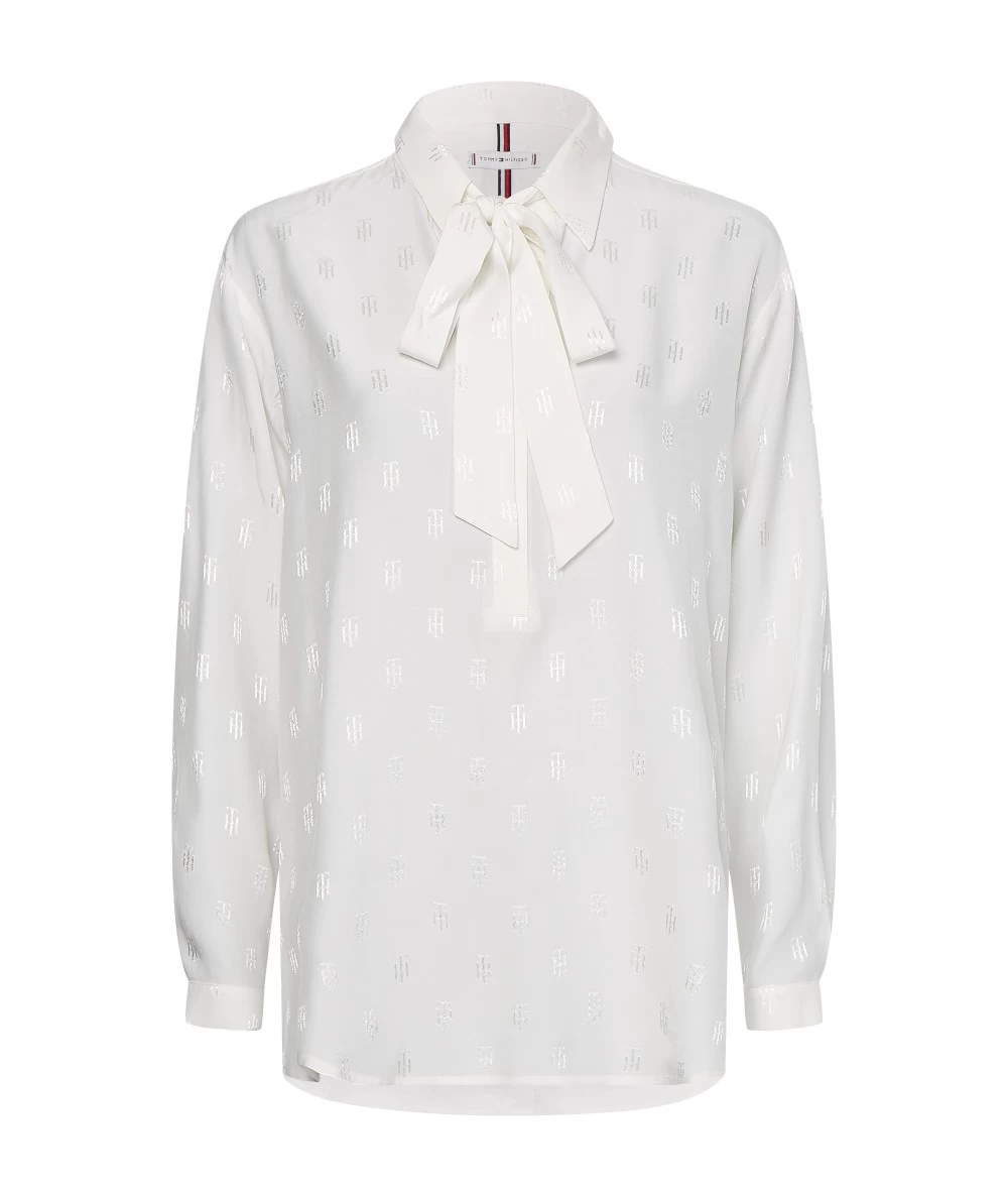 Tommy Hilfiger Women blouse with viscose monogram. 8720115855273 #170