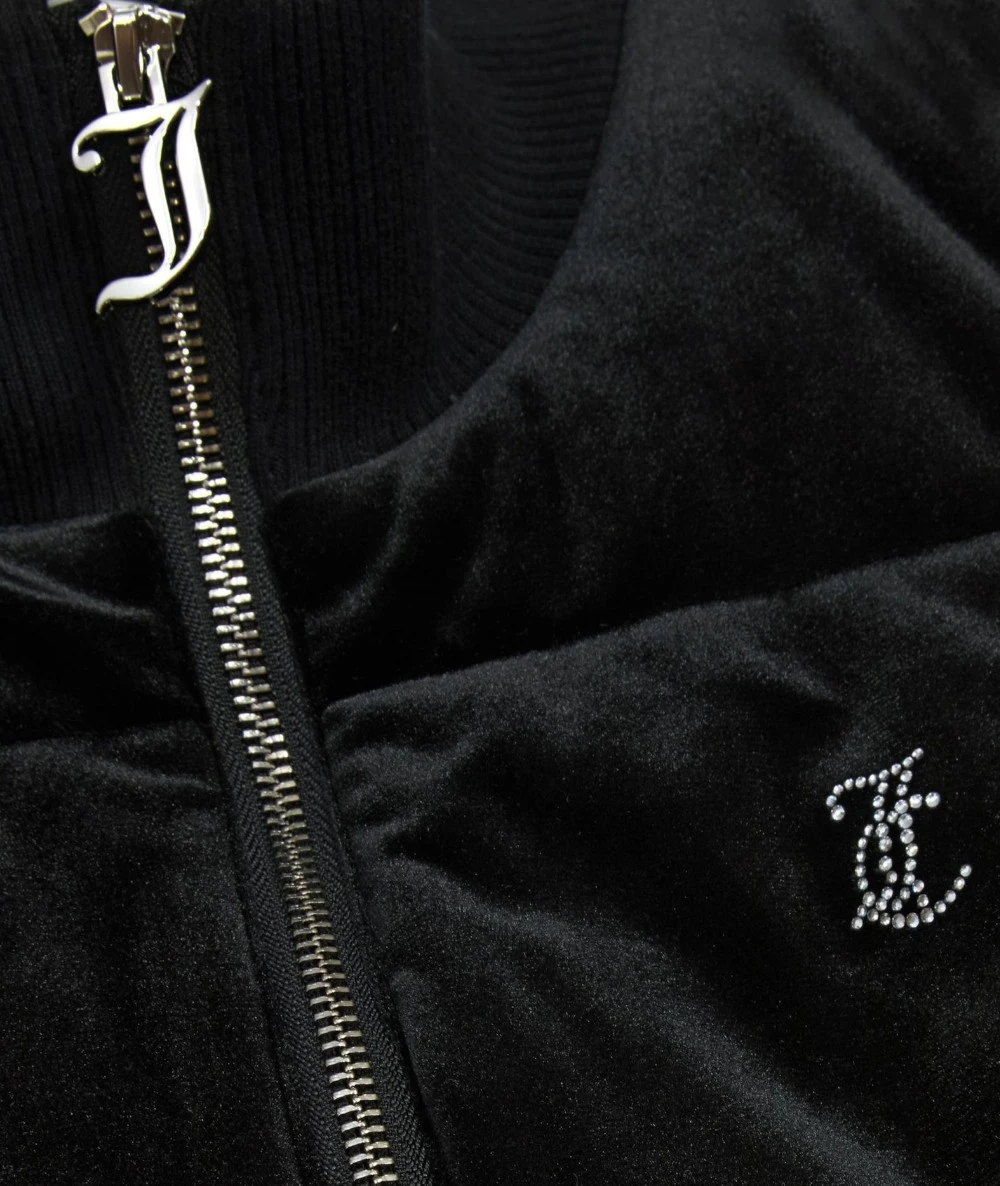 Juicy Couture Κοντό Γυναικείο Αμάνικο Μπουφάν 4