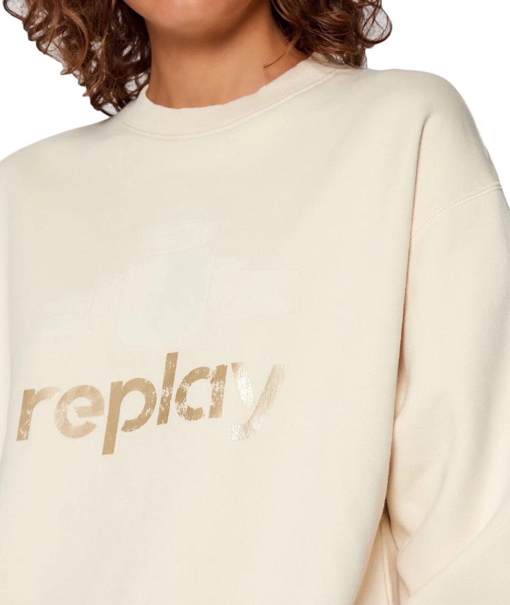 Replay Γυναικείο βαμβακερό Φούτερ. 3