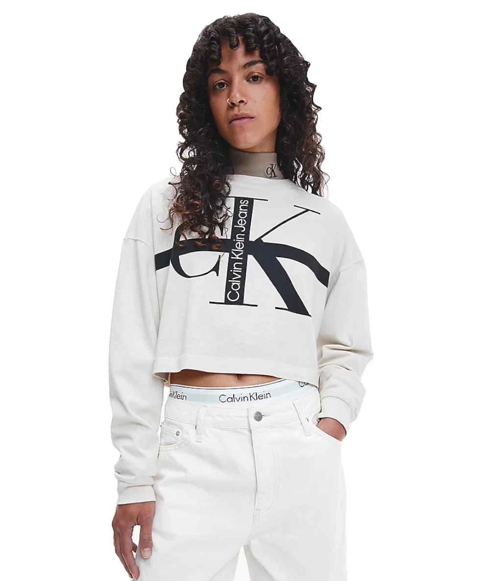 Calvin Klein Cropped Women's Sweatshirt. 8719856653460 #168