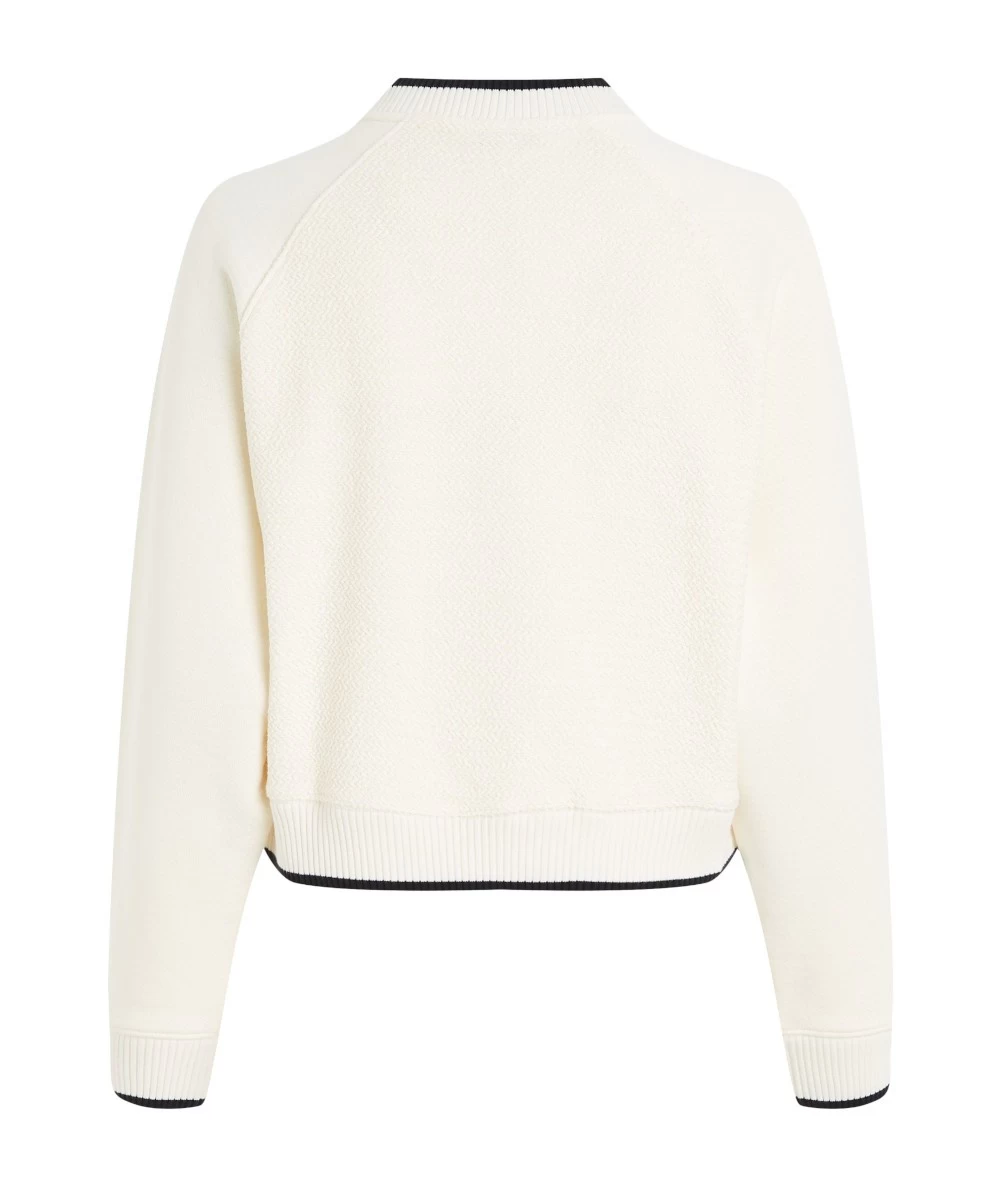 Tommy Hilfiger Γυναικείο cropped φούτερ με φερμουάρ. 2