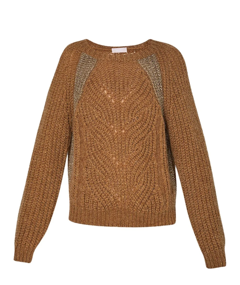 Liu Jo Women's Sweater Toasted Coconut 1