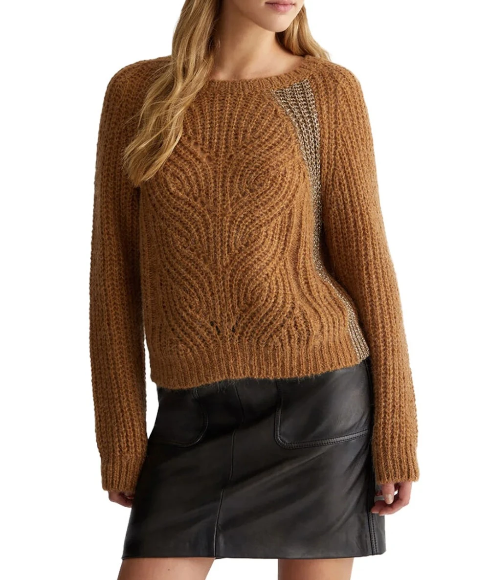 Liu Jo Women's Sweater Toasted Coconut 2