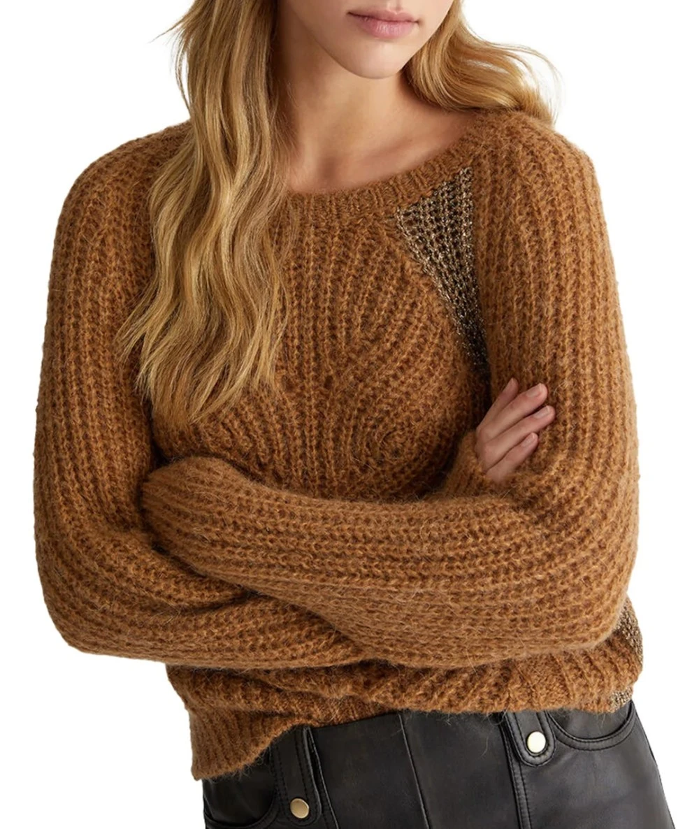 Liu Jo Women's Sweater Toasted Coconut 5