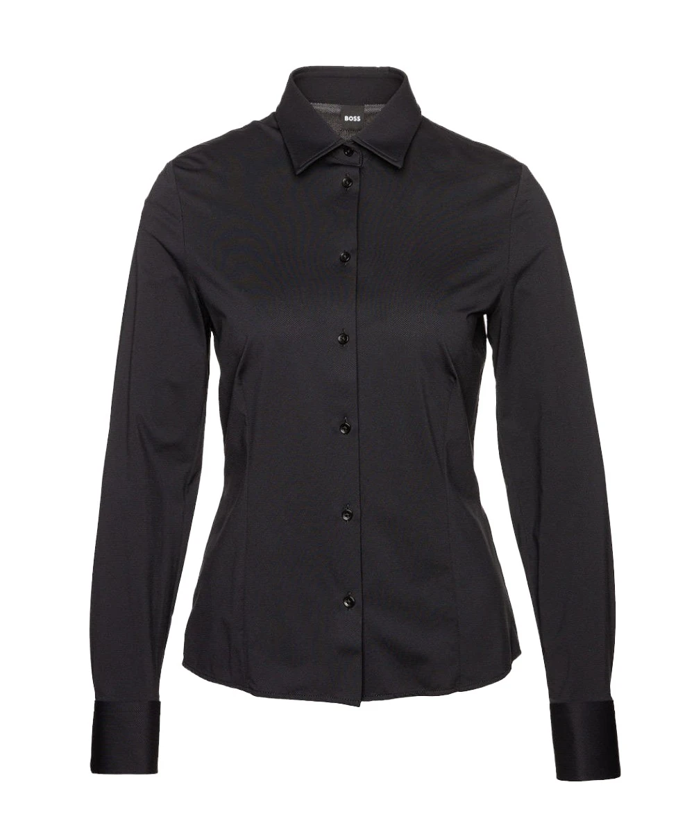 BOSS Γυναικείο πουκάμισο από ελαστικό ύφασμα 1